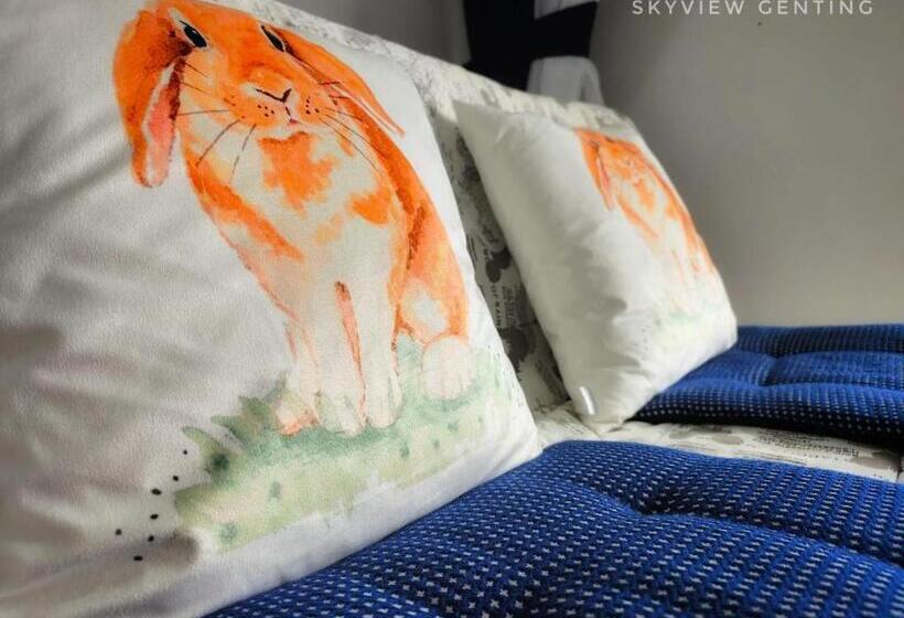 مبيت وإفطار 5 6 Pax Family Room Skyview Golden Hills, Genting Highlands