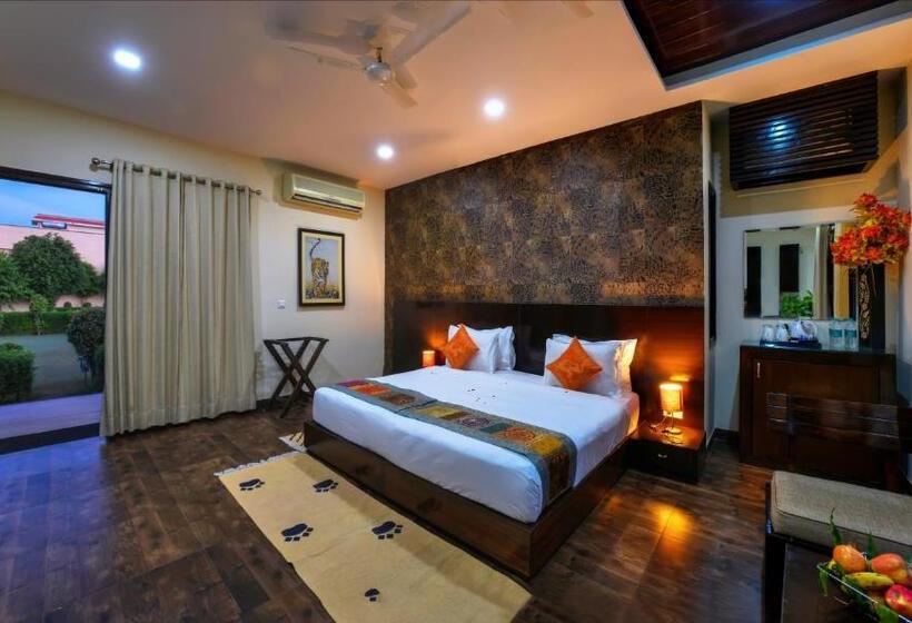 בית מלון כפרי Spree Jungle Vilas Resort Ranthambore