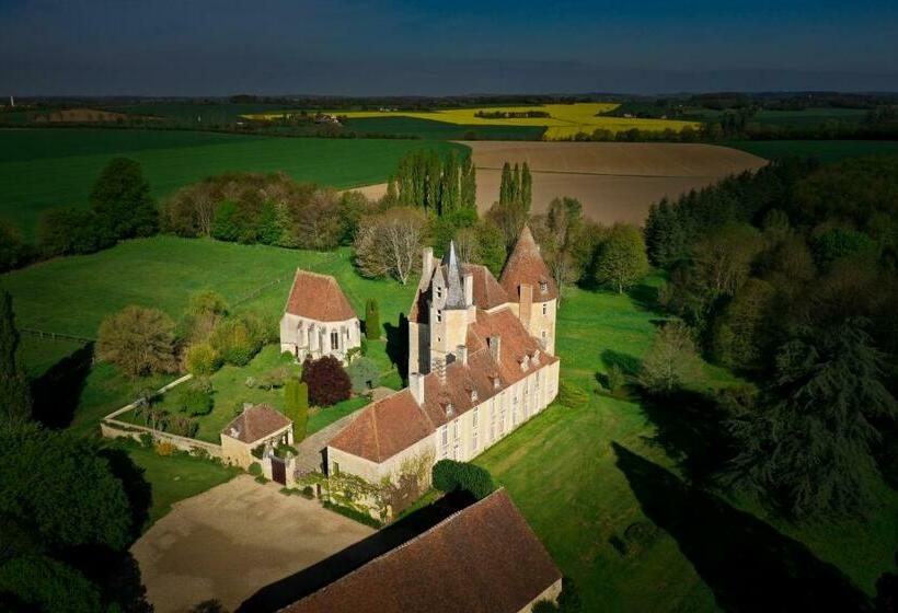 ベッドアンドブレックファースト Chambre Jaune Manoir De La Vove Perche