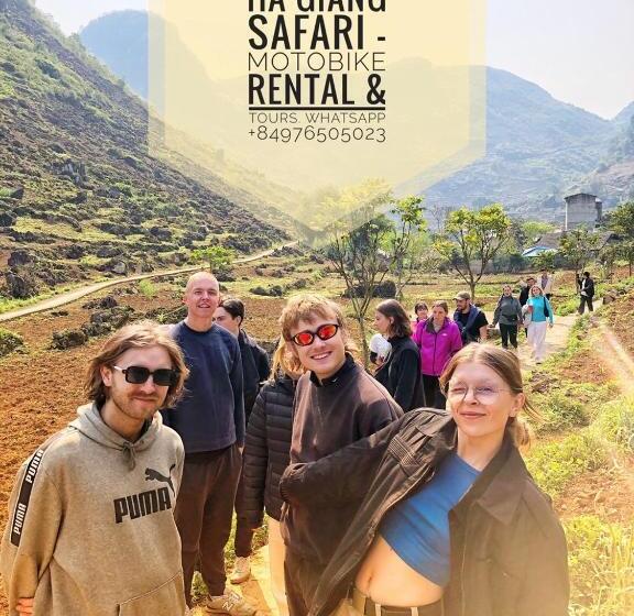 تختخواب و صبحانه Ha Giang Safari Hostel & Motorbikes
