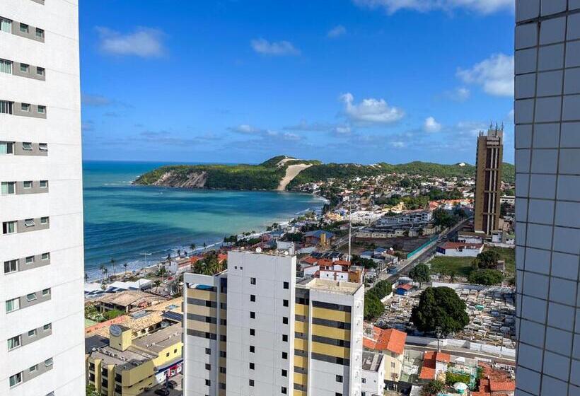 בית מלון כפרי Ponta Negra Flats Confort Accommodations Vista Para O Mar