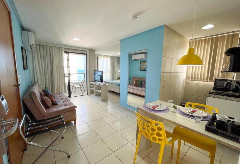 בית מלון כפרי Ponta Negra Flats Confort Accommodations Vista Para O Mar