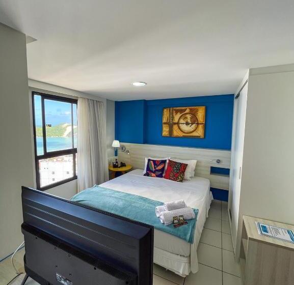 בית מלון כפרי Ponta Negra Flats Confort Accommodations Vista Para O Mar