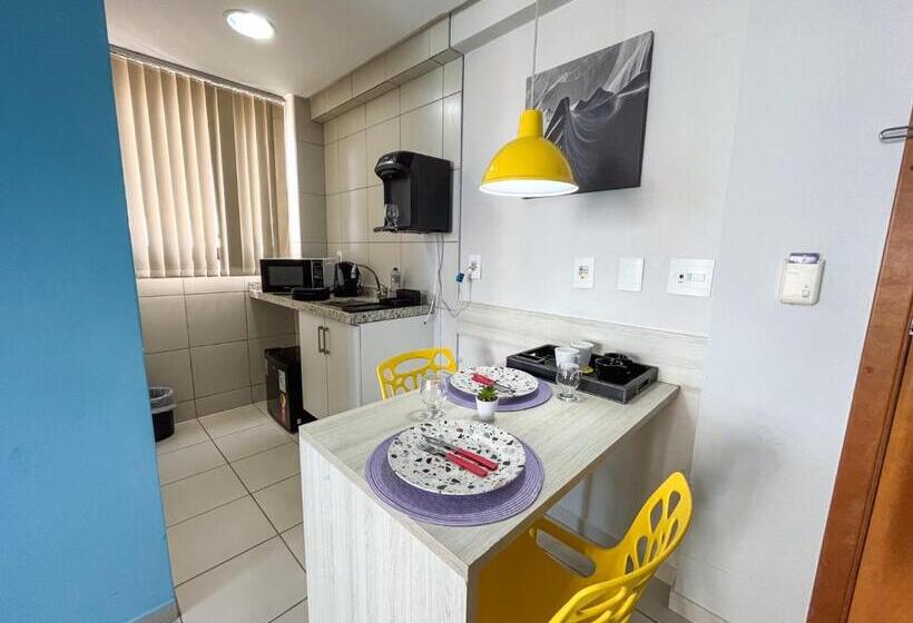 בית מלון כפרי Ponta Negra Flats Confort Accommodations Vista Para O Mar