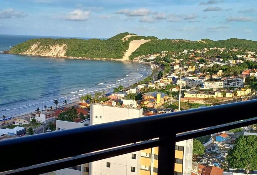 בית מלון כפרי Ponta Negra Flats Confort Accommodations Vista Para O Mar