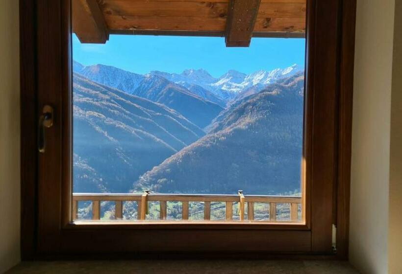 פנסיון Independent Chalet With Breathtaking View