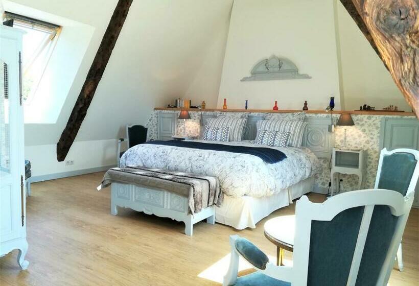 مبيت وإفطار Kergroaz Maner Classé 5 épis Table D Hôtes Manoir Dans Parc Paysagé Jacuzzi En Plein Air Bornes Véhi