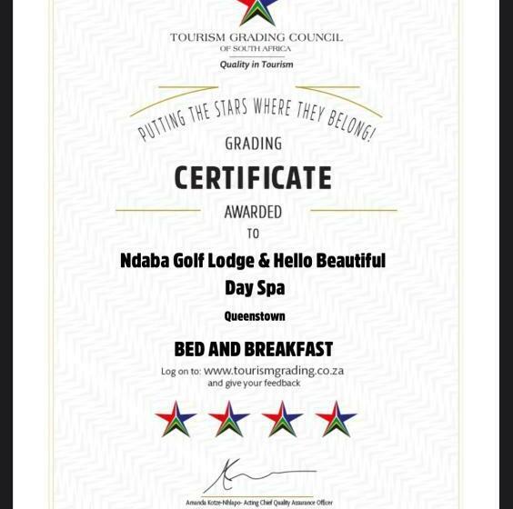 تختخواب و صبحانه Ndaba Golf Lodge & Hello Beautiful Day Spa