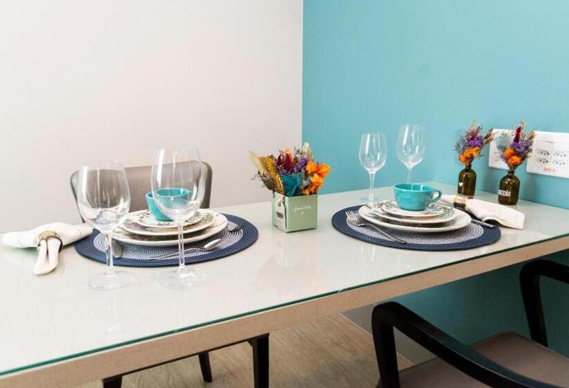 202 Flat Beira Mar Av Boa Viagem Com Cozinha