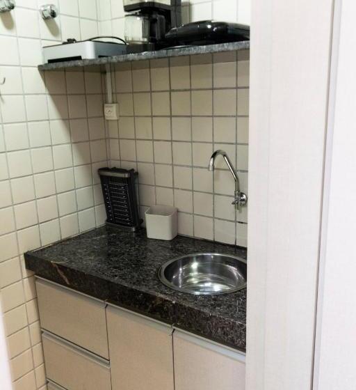 202 Flat Beira Mar Av Boa Viagem Com Cozinha