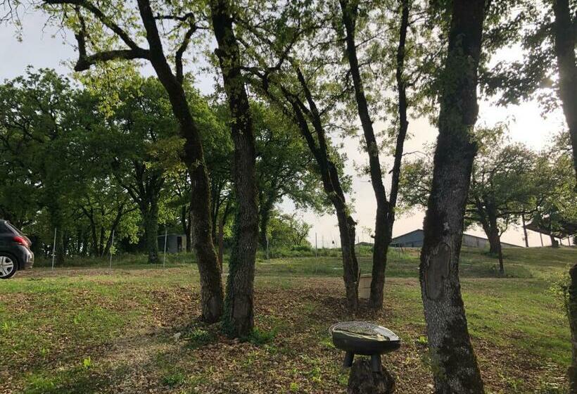 Bed and Breakfast Tiny House Et Bain Nordique à La Ferme