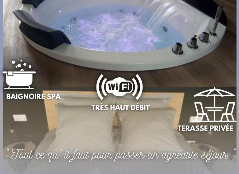 ベッドアンドブレックファースト La Casa Du Dolmen Clara, Balnéo Privée, Entre Terre Et Mer