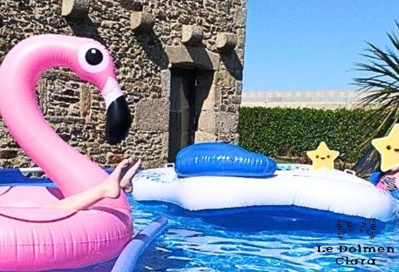 ベッドアンドブレックファースト La Casa Du Dolmen Clara, Balnéo Privée, Entre Terre Et Mer