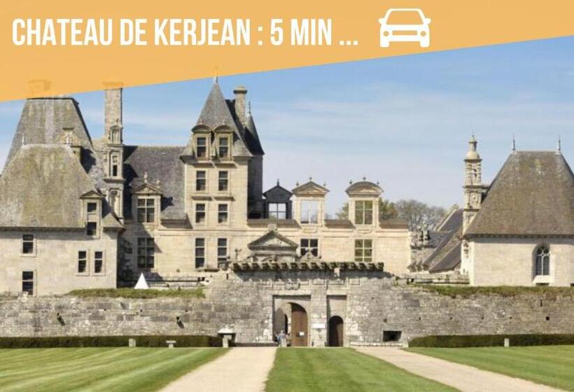 ベッドアンドブレックファースト La Casa Du Dolmen Clara, Balnéo Privée, Entre Terre Et Mer