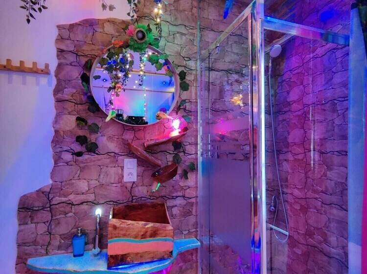 ベッドアンドブレックファースト Wonder Room Paraiso Magico Habitacion