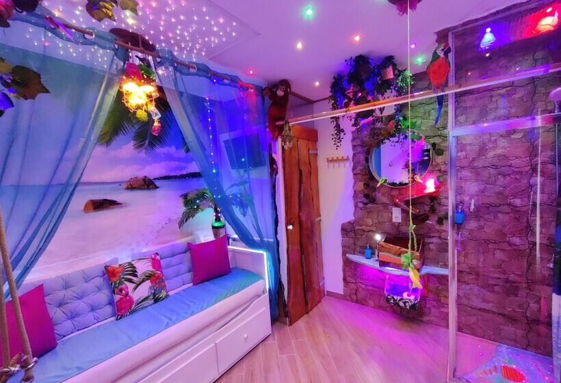 ベッドアンドブレックファースト Wonder Room Paraiso Magico Habitacion