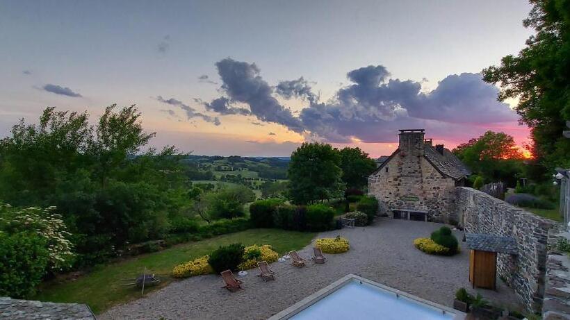 住宿加早餐  Le Mas De Rigoulac Chambre Bulle Spa Sur Réservation