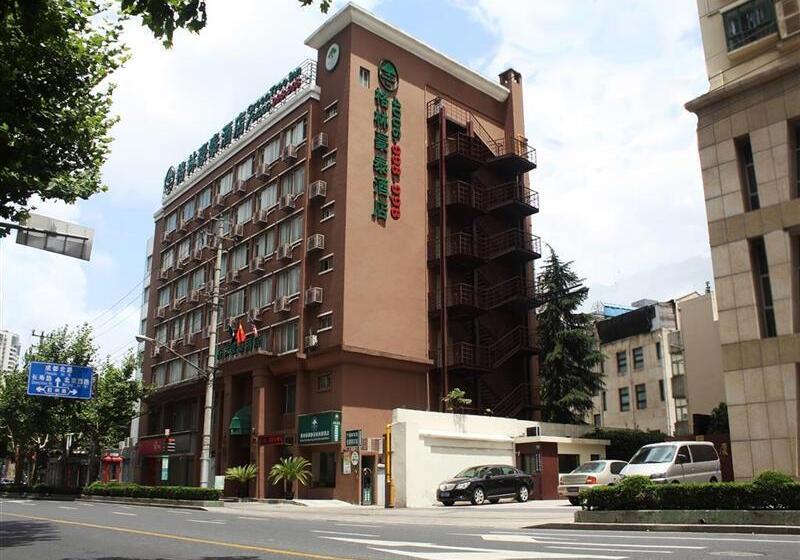 호텔 Greentree Inn Shanghai Jingan Railway Station Xinzha Road Business