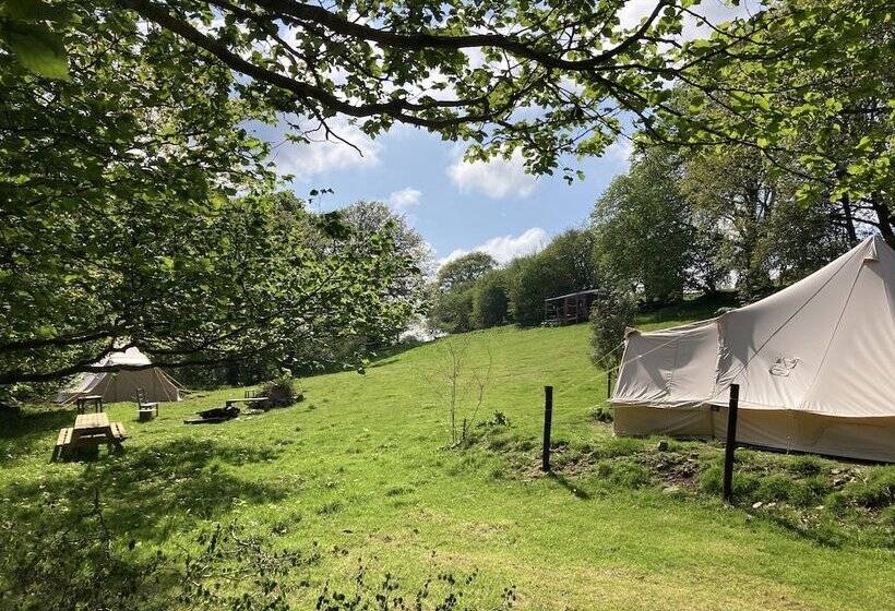 酒店 4 Large Bell Tents & Remote Wood Cabin   Sleeps 16