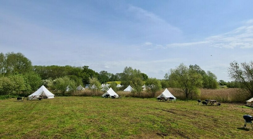 4 Meter Bell Tent  Up To 4 Persons Glamping