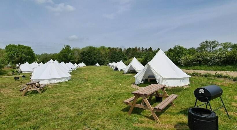 فندق 4 Meter Bell Tent  Up To 4 Persons Glamping