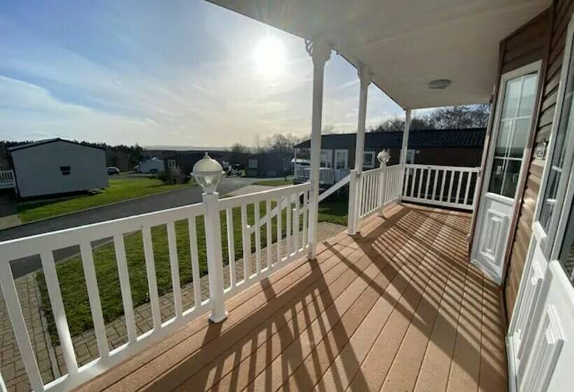 ホテル Remarkable 2bed Lodge In Morpeth With Hot Tub