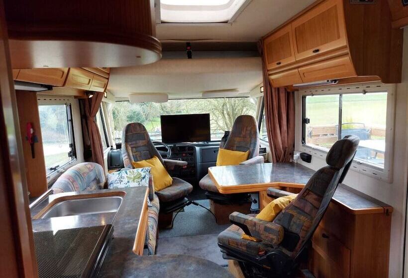 בית מלון כפרי Large Static Motorhome Stunning Countryside Views