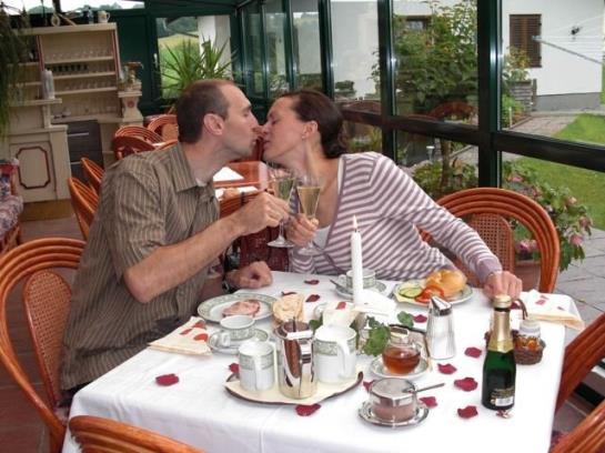 민박 Pension Winter Am Irrsee