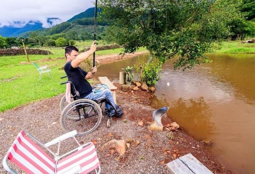 فندق Chalés Vale Do Rio Do Boi