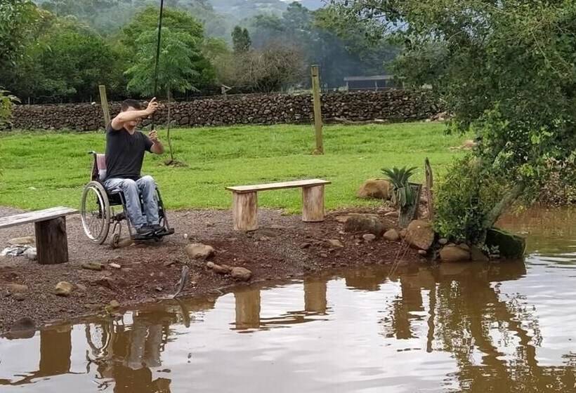 فندق Chalés Vale Do Rio Do Boi