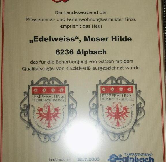 Bed and Breakfast Pension Edelweiss