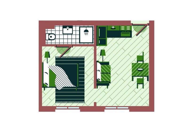 مبيت وإفطار Seeblick Homes