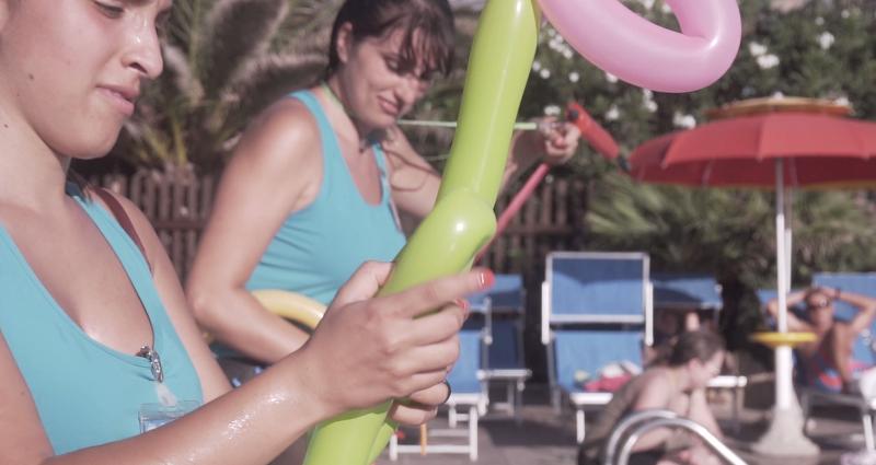 ホテル Torre Del Porticciolo Camping Village Gampling