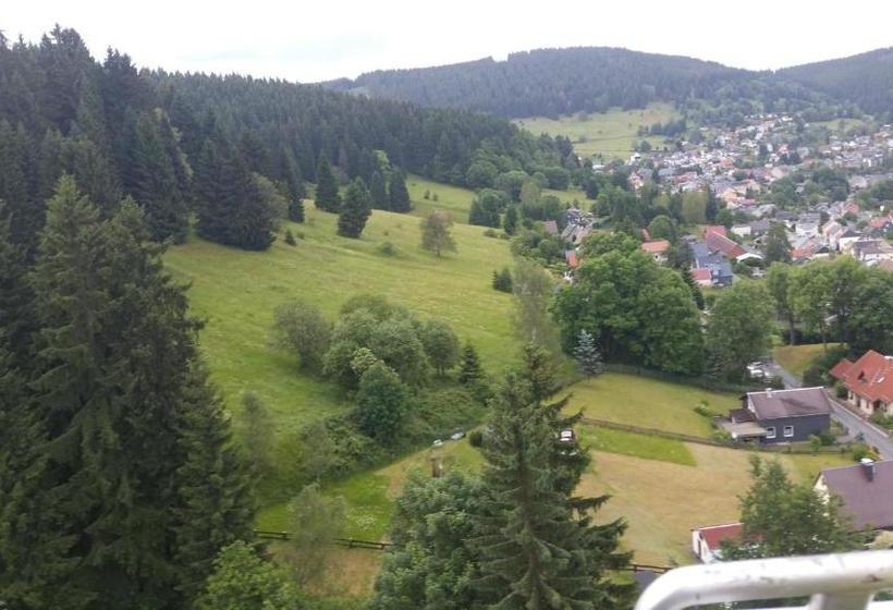 مبيت وإفطار Pension Am Waldesrand