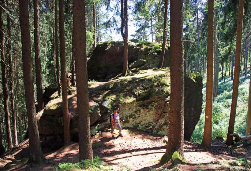 민박 Pension Am Waldesrand