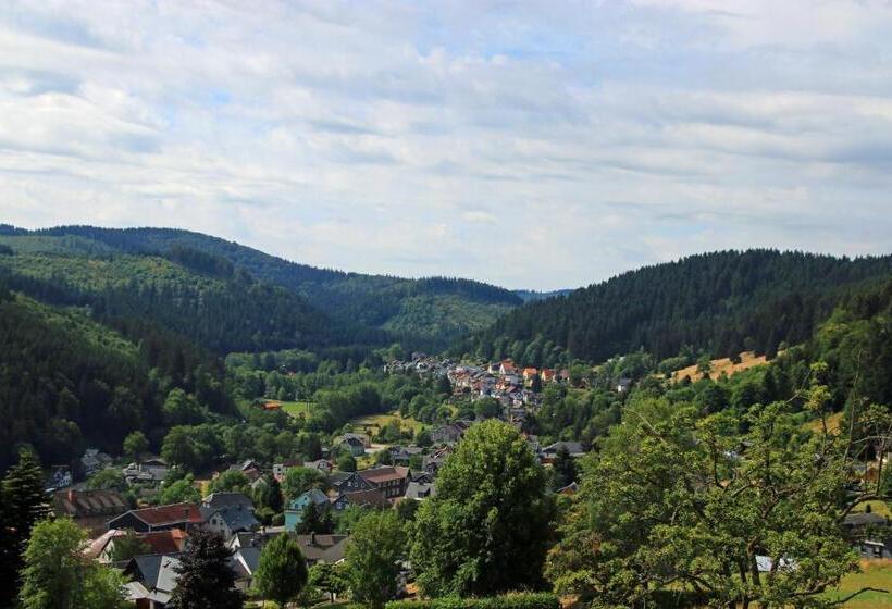 민박 Pension Am Waldesrand