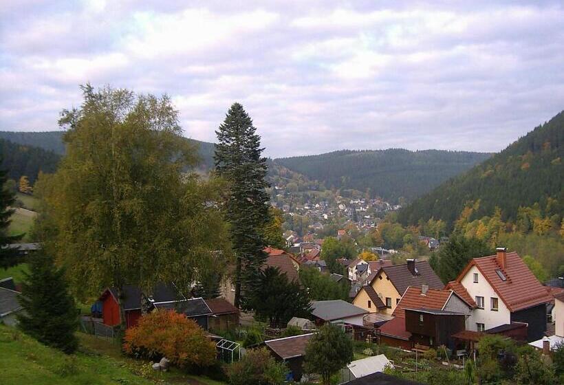 민박 Pension Am Waldesrand