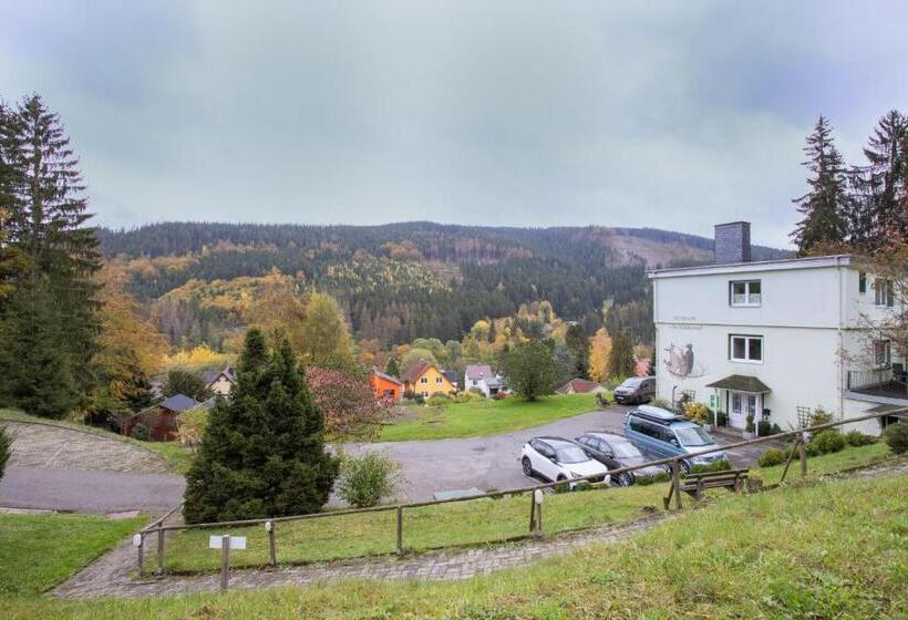 민박 Pension Am Waldesrand