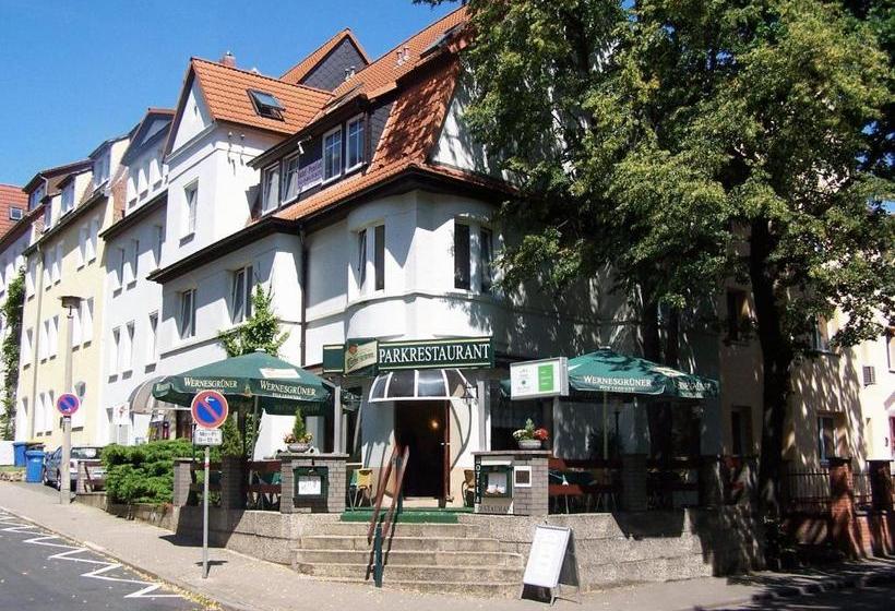 Отель Pension Am Park