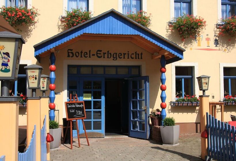 Отель Erbgericht Buntes Haus