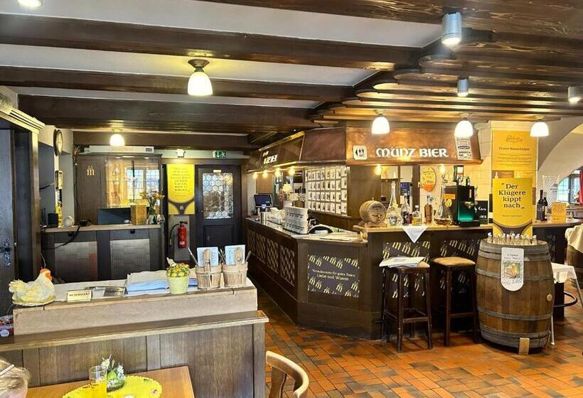 بنسيون Brauereigasthof Zur Münz Seit 1586