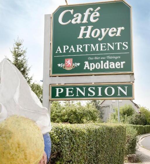 호텔 Cafe Hoyer Pension Und Appartements