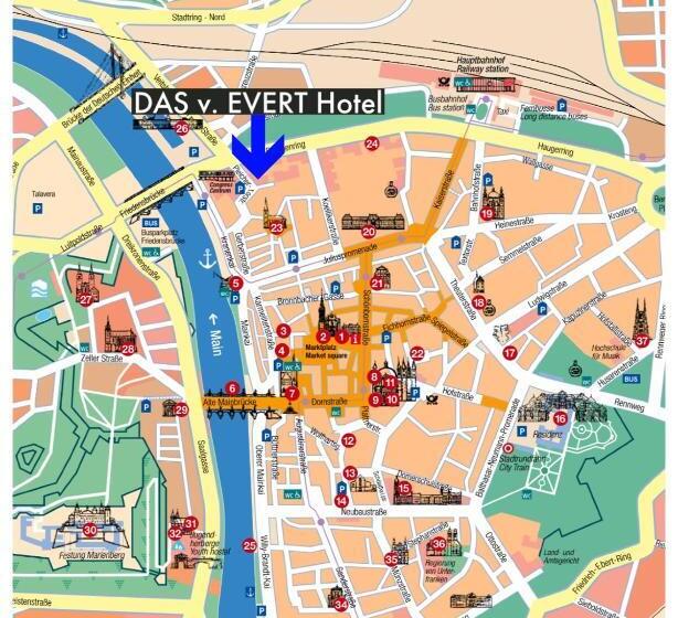 Das V Evert Hotel   Am Congress Centrum Würzburg