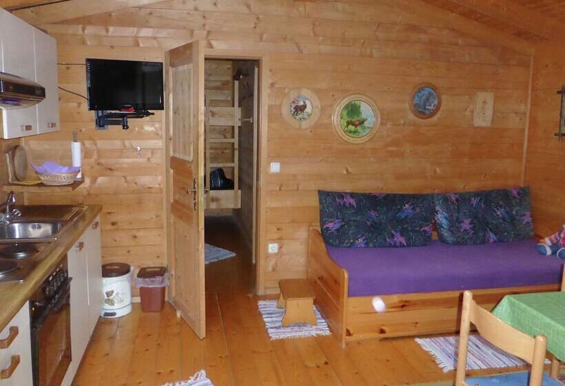 Log Cabin In Bavaria With Covered Terrace