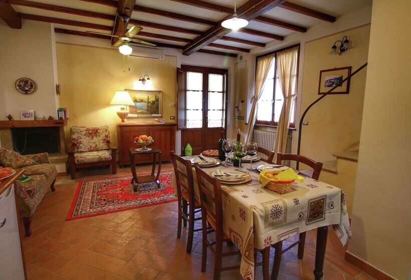 Lush Apartment In Lucignano With Pool