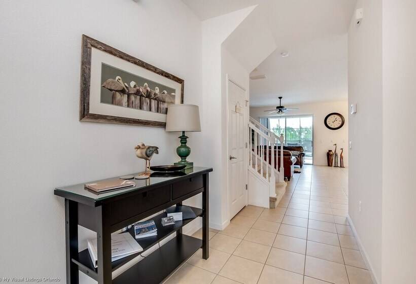 Impressive Waterfront Retreat Near Disney With Cinema Room   5bd/4ba Ph   Rav5341