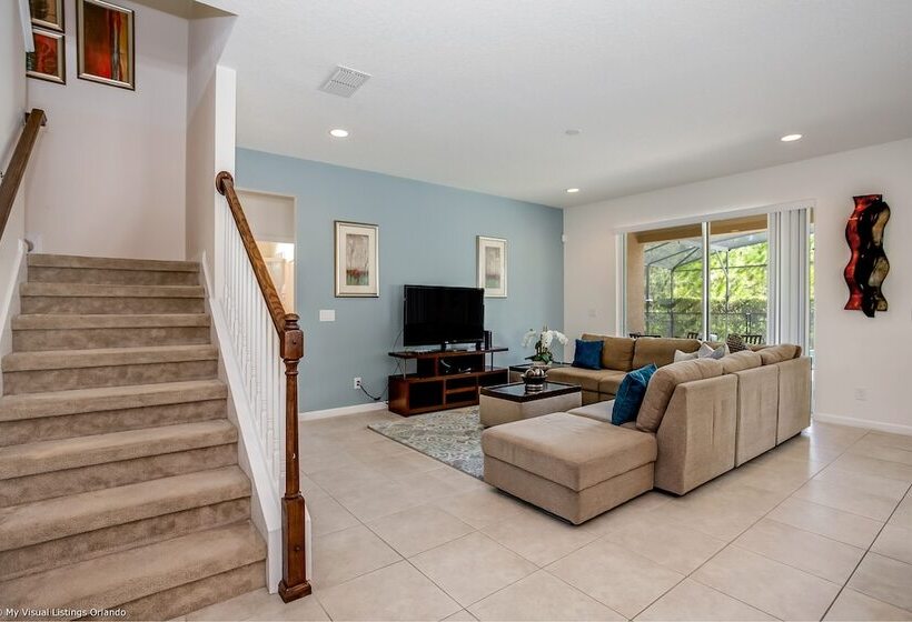 New Listing   Spacious Disney Area Pool Home With Amazing Resort Amenities! 6bd/5ba