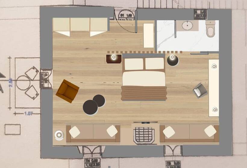 פנסיון Akrolithi Guesthouse