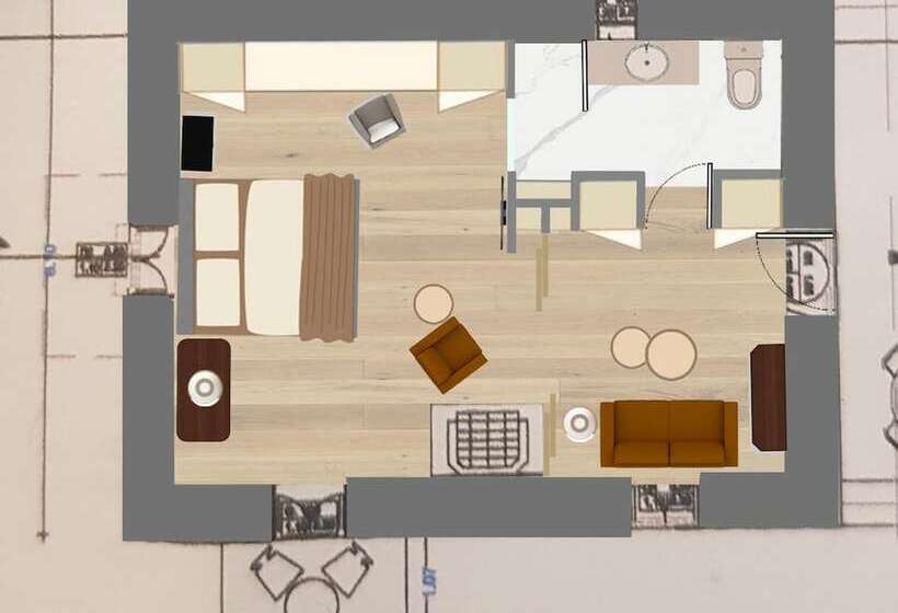 פנסיון Akrolithi Guesthouse