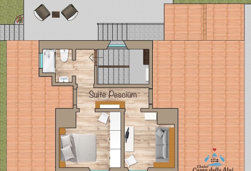 بنسيون Chalet Cuore Delle Alpi